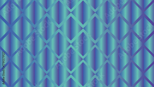 Abstract geometric blue pattern wallpaper with seamless vintage mosaic squares and diamond shapes