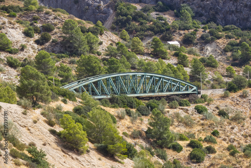 El Caminito del Rey is a walkway pinned along the steep walls of a narrow gorge in El Chorro, near Ardales in the province of Málaga, 