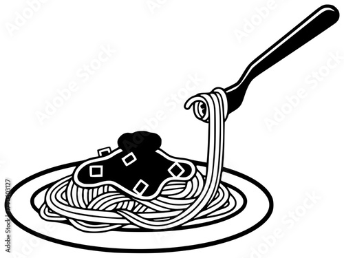 bowl illustration meal silhouette lunch logo cuisine icon food outline delicious noodle dinner asian chinese restaurant japanese soup cooking shape adults vector graphic background