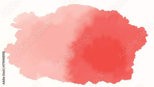 Red watercolor splash background for design, textures, and creative projects. Red watercolor art. 