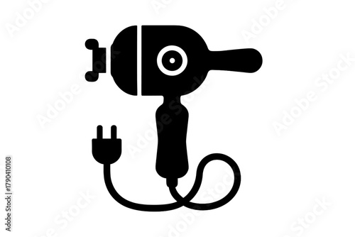 Antique Electric Device Icon. Solid style icons of Antique Electric Device: Vintage Vibrator, Early Electric Device, Medical