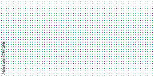 White modern background with colorful geometric pattern design