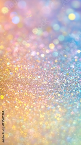 Colorful Glitter Background Creating a Magical and Dreamy Atmosphere for Creative Projects and Designs