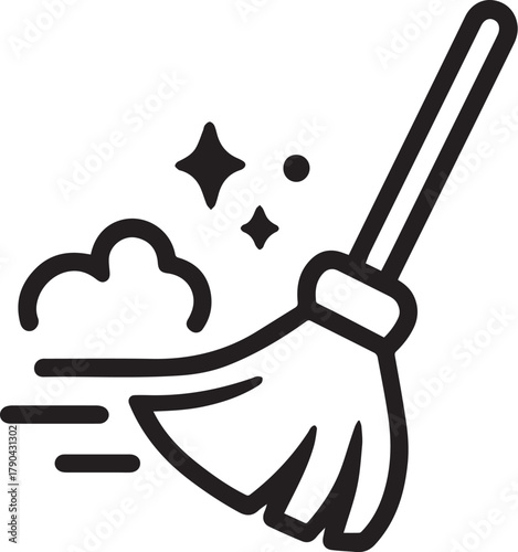 “The broom listens to her pause.”