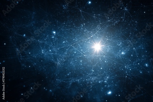 Exploring the Wonders of a Cosmic Universe Filled With Stars and Energy Patterns
