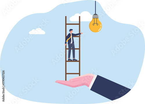 illustration of business partner support for gain ideas to improve performance
