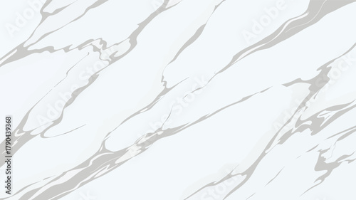 White Marble background Texture with Gray Veins vector