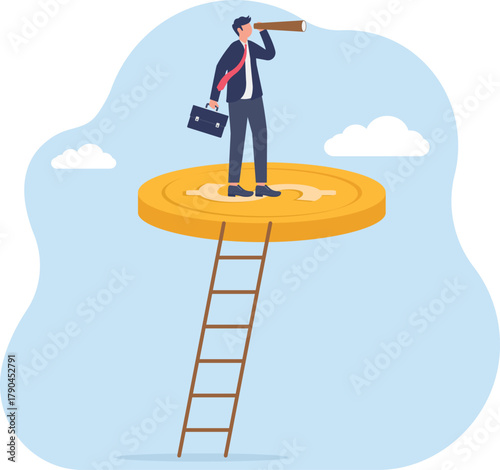 illustration of observing and analyzing ways to stabilize company finances
