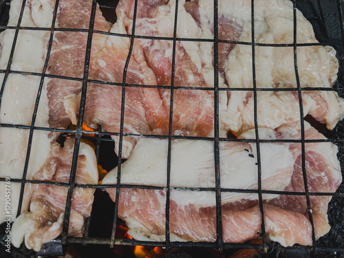 chicken on the grill