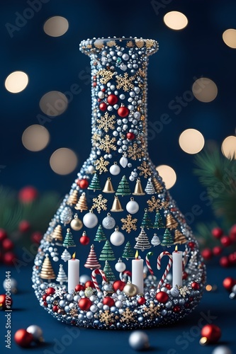 christmas tree in the form of heart