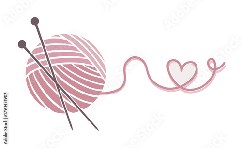 Yarn, Needle, and Heart