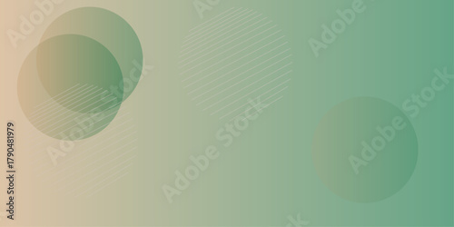 Gradient dull blue patterned desktop wallpaper. Abstract texture background design. Glossy white gradient circle lines. Minimal vector background in beige and teal color.
