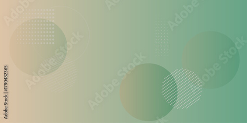 Gradient dull blue patterned desktop wallpaper. Abstract texture background design. Glossy white gradient circle lines. Minimal vector background in beige and teal color.
