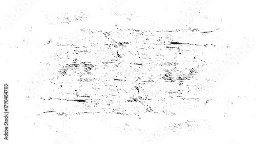 Abstract dust grain texture with scattered particles on white background for vintage grunge vector design effect