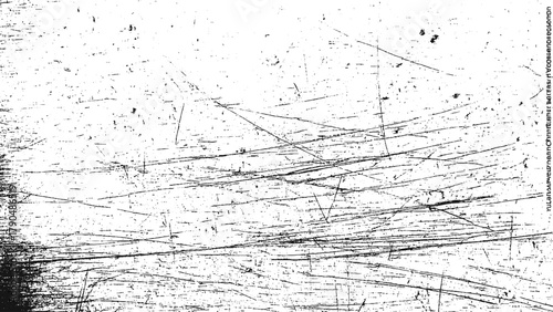 Abstract textured background with random grey lines and dots on white surface creating modern grunge scratch pattern