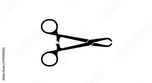 Piercing clamp tool for body modification.
