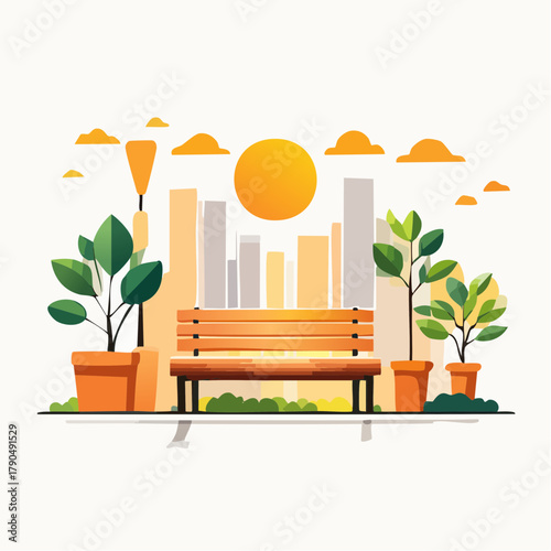 bench in the park