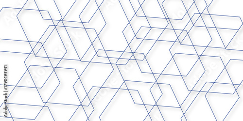 Overlapping hexagon shapes abstract background texture