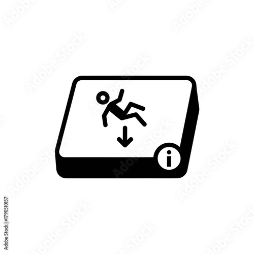 Warning Sign - Slippery Surface Information.