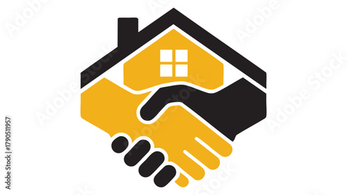 Real estate handshake home deal