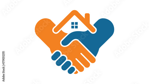 Real estate handshake home deal