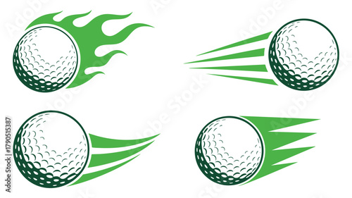 Dynamic golf ball speed vectors
