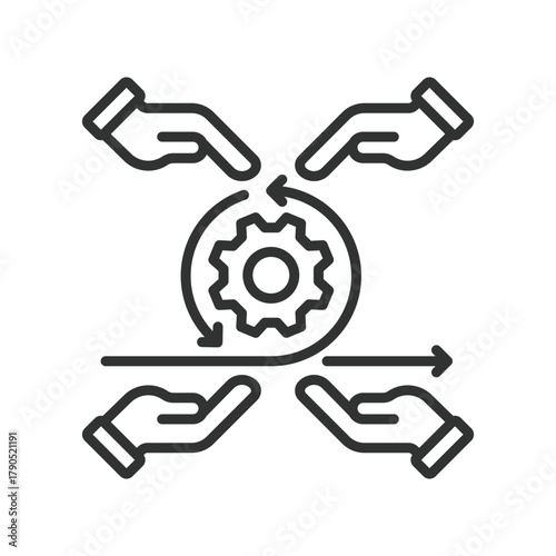 Quality assurance icon in line design. quality, assurance, agile, testing, control, improvement, process on white background vector. Quality assurance editable stroke icon