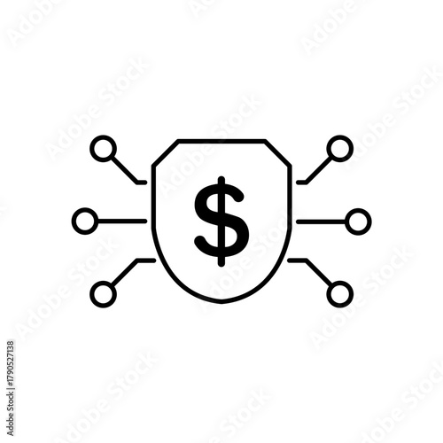 Icon a insurtech, isolated against a clean background.