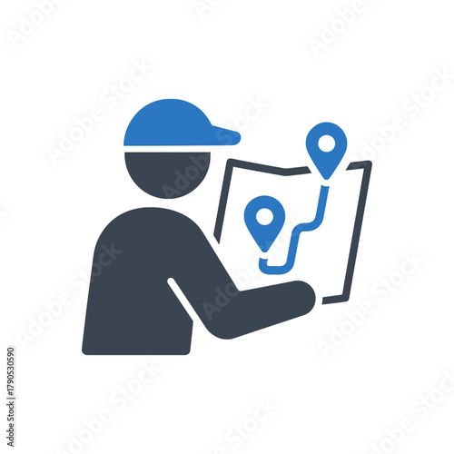 Delivery Route Planning icon