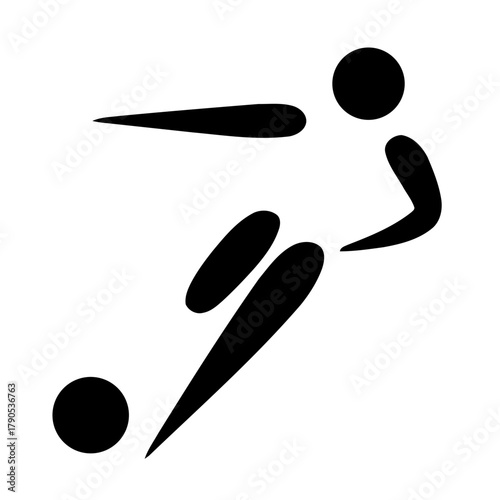 Soccer Player with Ball