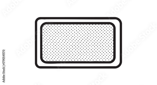 Reusable baking mats outline icon vector
