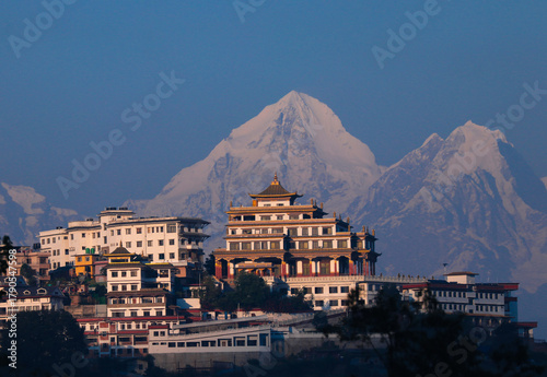 Obraz na płótnie monastery in kathmandu