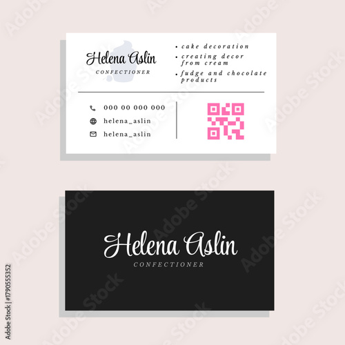 vector business card template