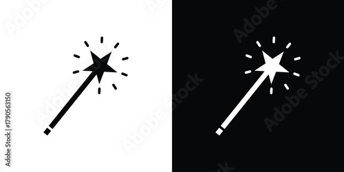 Obraz na płótnie Wand icon – stock vector 10 eps.