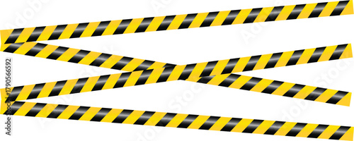black yellow stripes line tape. Diagonal Stripe Pattern and Industrial Warning Border Icons. Hazard Sign Interface Collection