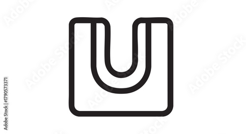 28. Cocktail napkins holder outline icon vector
