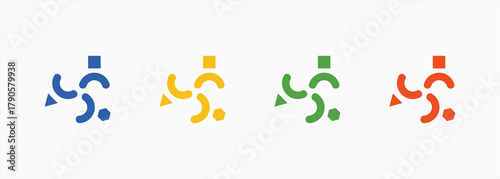 Organization Culture Icon Set Color Multiple Style Collection