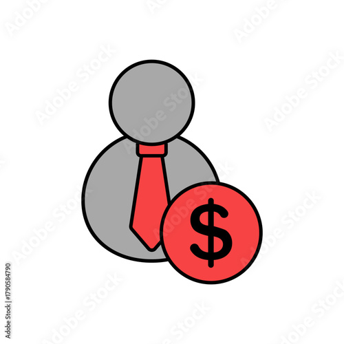 Icon a brokerage service, isolated against a clean background.