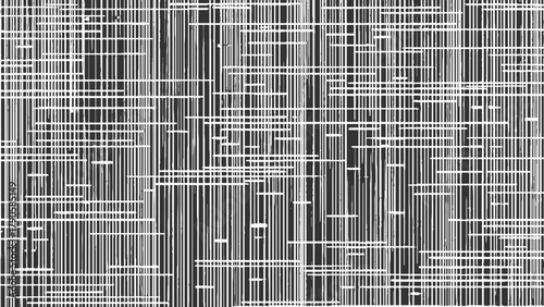 Dark gray background with irregular white horizontal and vertical lines forming a grid pattern abstract