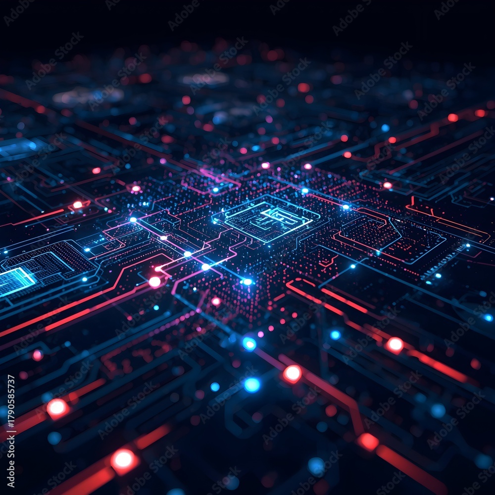 Fototapeta premium electronic circuit board