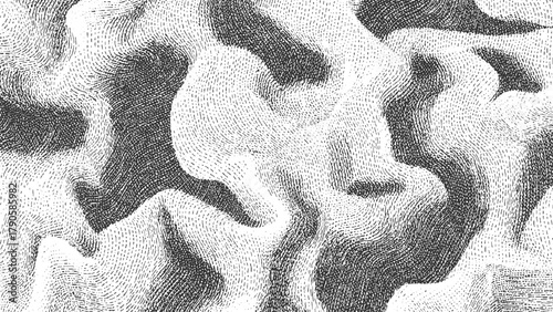 Photos Abstract monochrome textured background with swirling lines and shapes pattern