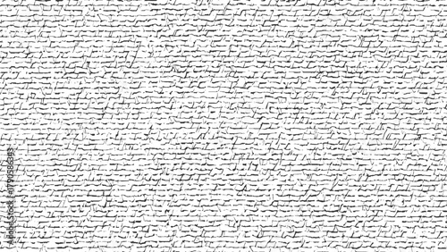 Black and white textured background with irregular horizontal lines and shapes abstract