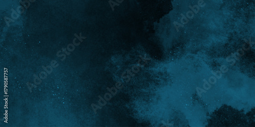 abstract painting soft blue textured on wet white paper. abstract watercolor scraped grungy paper texture, blue sky in grunge style . Beautiful stylist modern blue texture background with smoke.