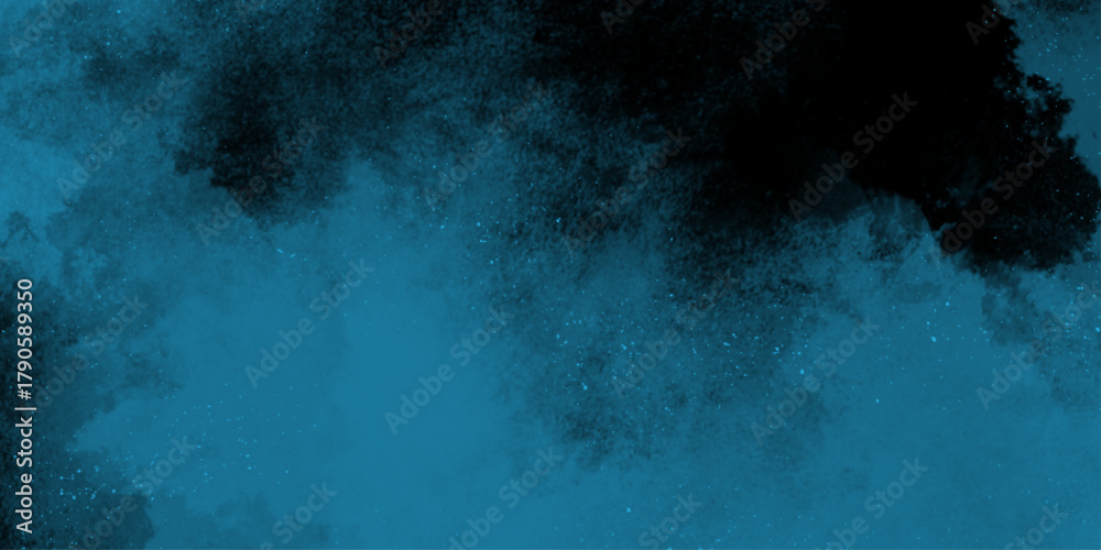 Obraz premium abstract painting soft blue textured on wet white paper. abstract watercolor scraped grungy paper texture, blue sky in grunge style . Beautiful stylist modern blue texture background with smoke.