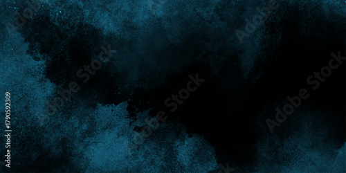 abstract painting soft blue textured on wet white paper. abstract watercolor scraped grungy paper texture, blue sky in grunge style . Beautiful stylist modern blue texture background with smoke.