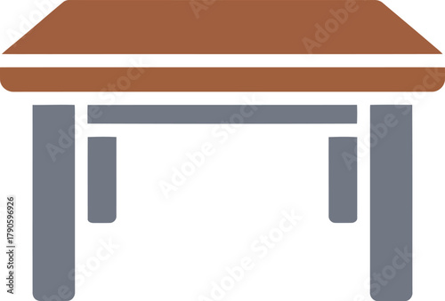 Modern wooden coffee table minimalist design