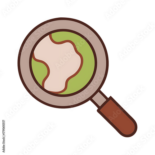 Magnifying Glass Icon Set Search, Zoom, and Analysis Symbols in Color and Black and White