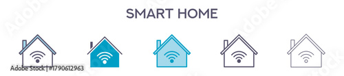 Smart Home Element For Design Graphic - Multi Styles