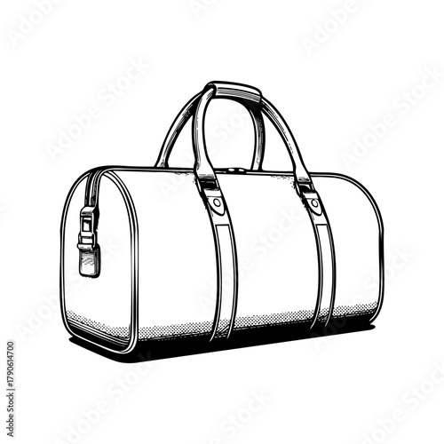 Travel duffel bag with handles representing luggage, packing, and modern travel lifestyle.