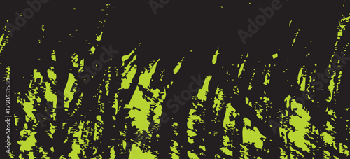 Photos Abstract black and orange art featuring an original digital painting